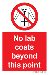 No lab coats beyond this point